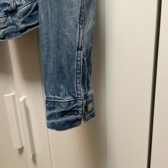 Women’s Levi’s Silver Tag original Denim button up Denim Western Jacket Small - Picture 6 of 13